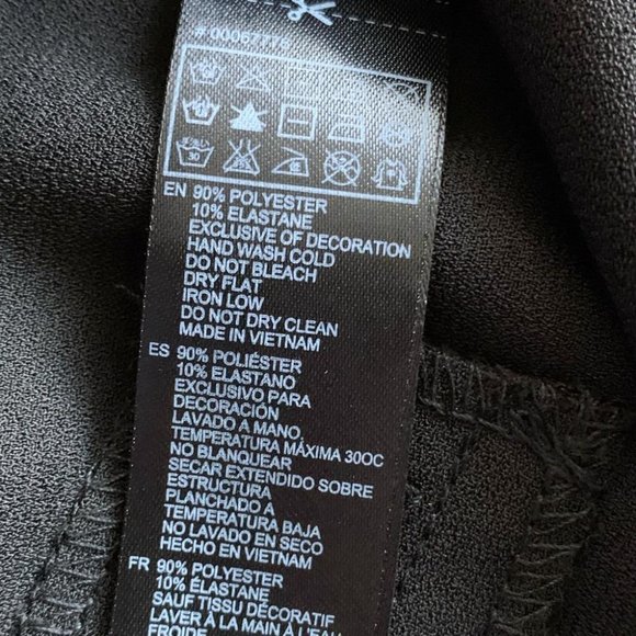 Forever 21 Black Shorts Lace Detail Tie Pockets - Picture 7 of 8